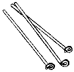 8 1/4 9ga E-Z Alum Ties